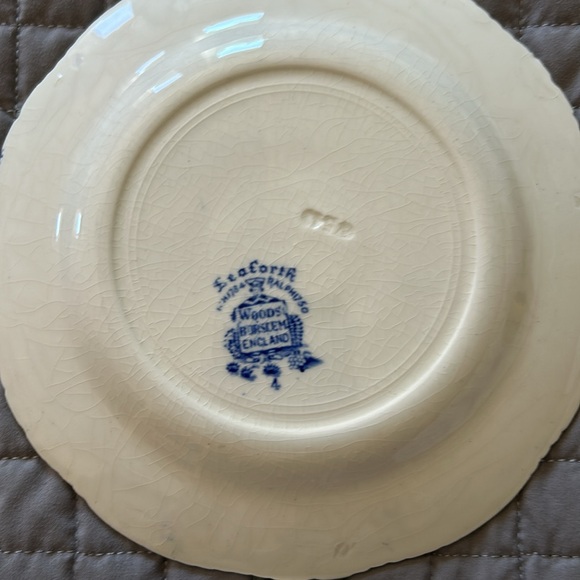 🍽️ VTG Seaforth Wood’s Burslem England Salad/Dessert Plates - Picture 5 of 6